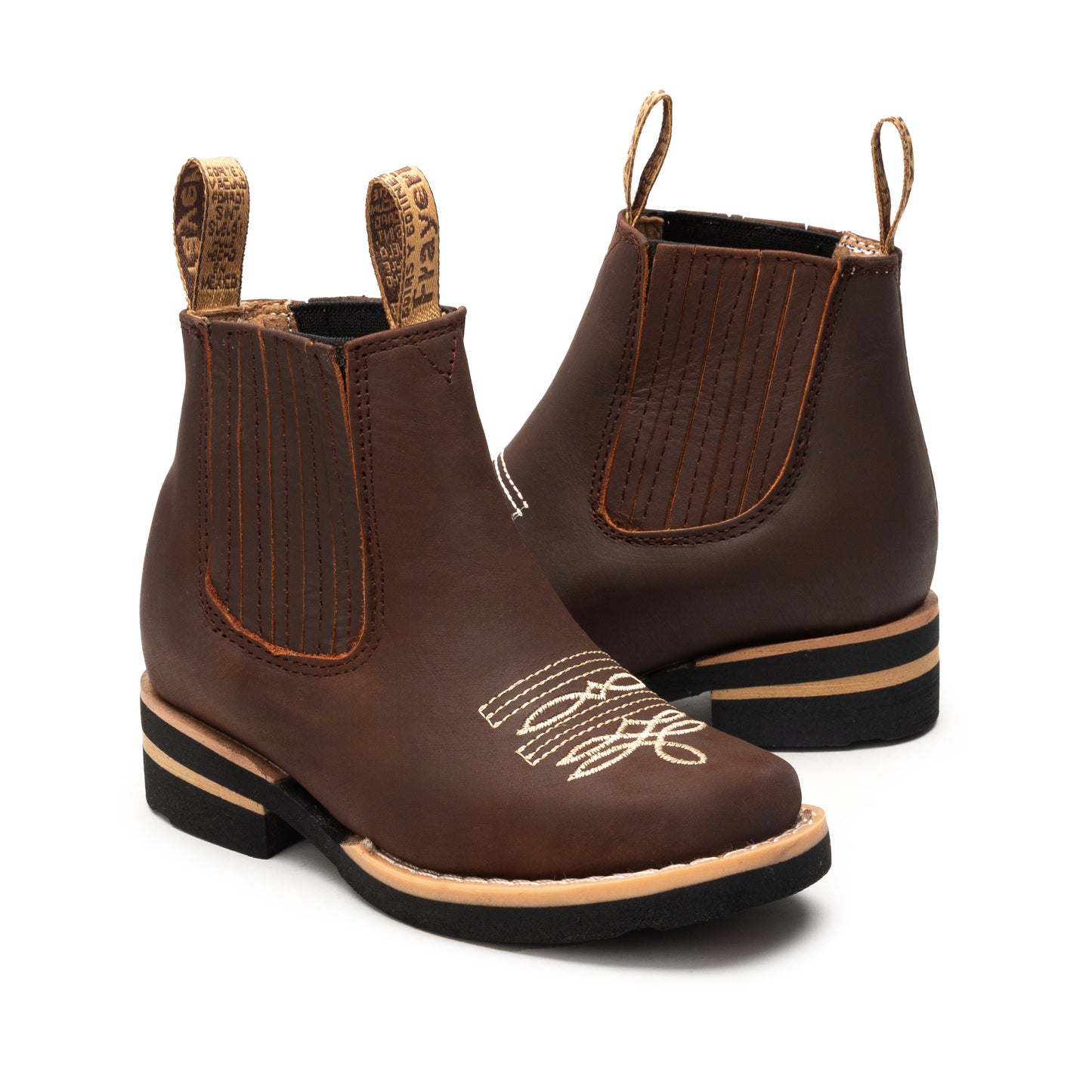 Botin Vaquero Rodeo color Tang Para Niño Ringle