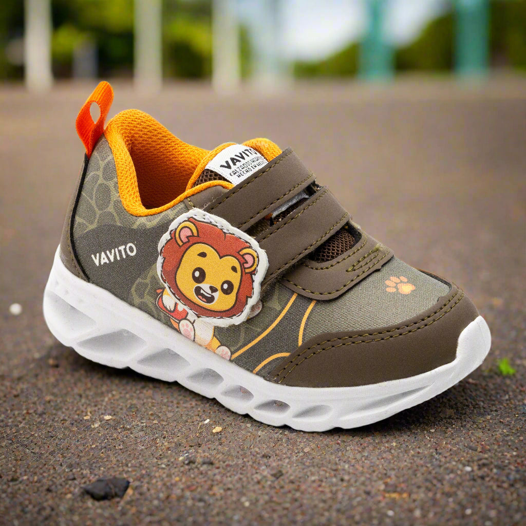Tenis infantil con figura de León para Niño Vavito 950575st