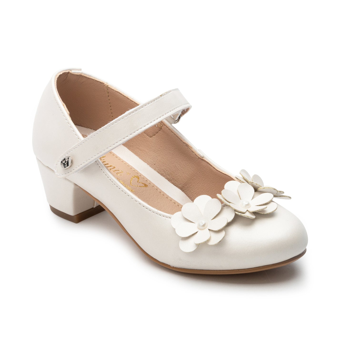 Zapatilla con tacón bajo para niñas marca Jakuna 25186
