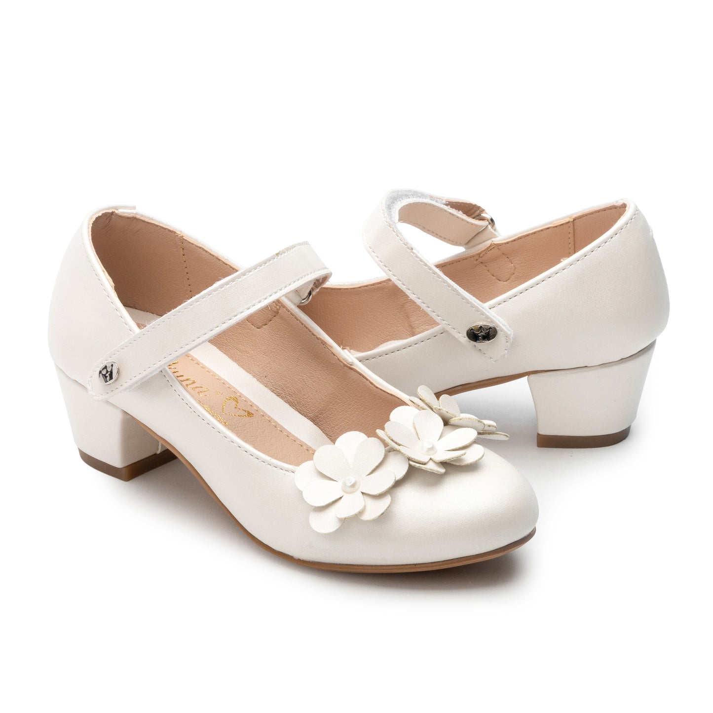 Zapatilla con tacón bajo para niñas marca Jakuna 25186