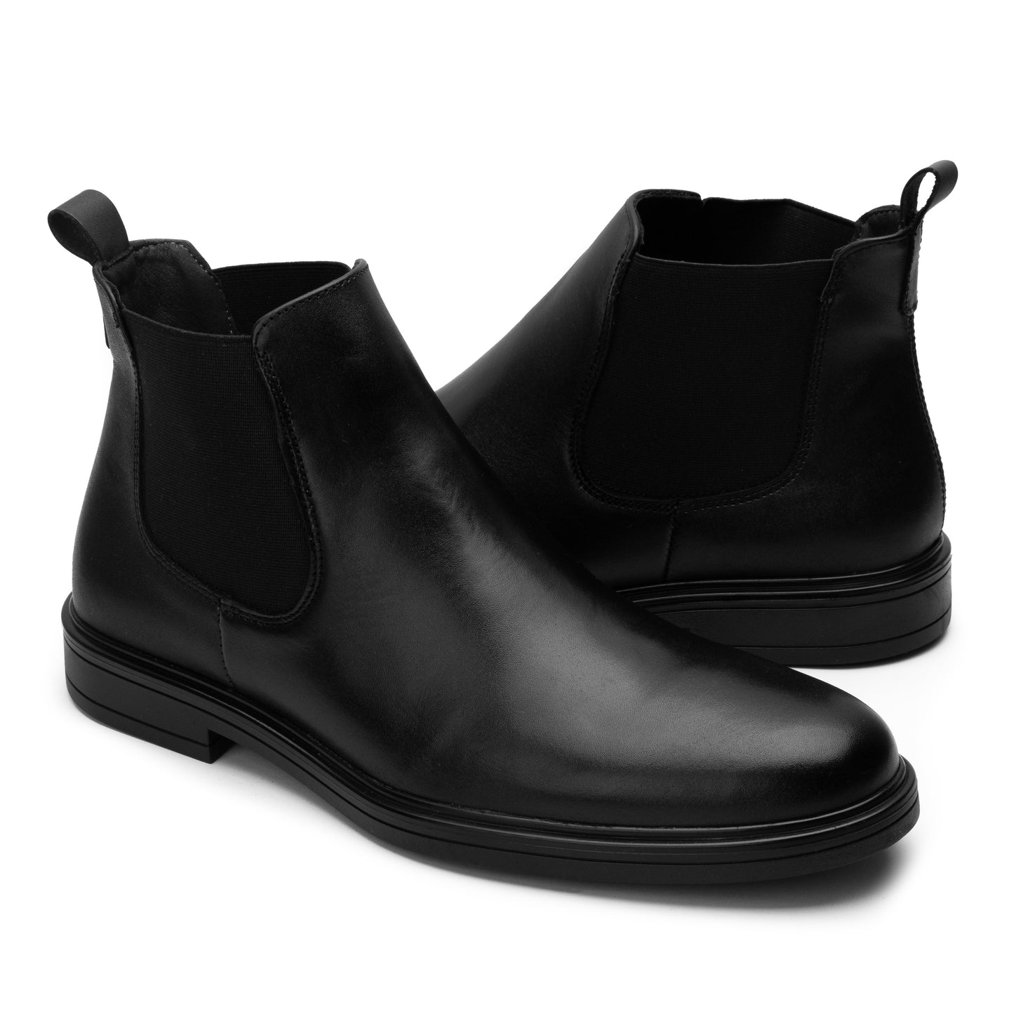 Botin tipo Chelsea e Color Coñac y Negro para Hombre Merano 44051