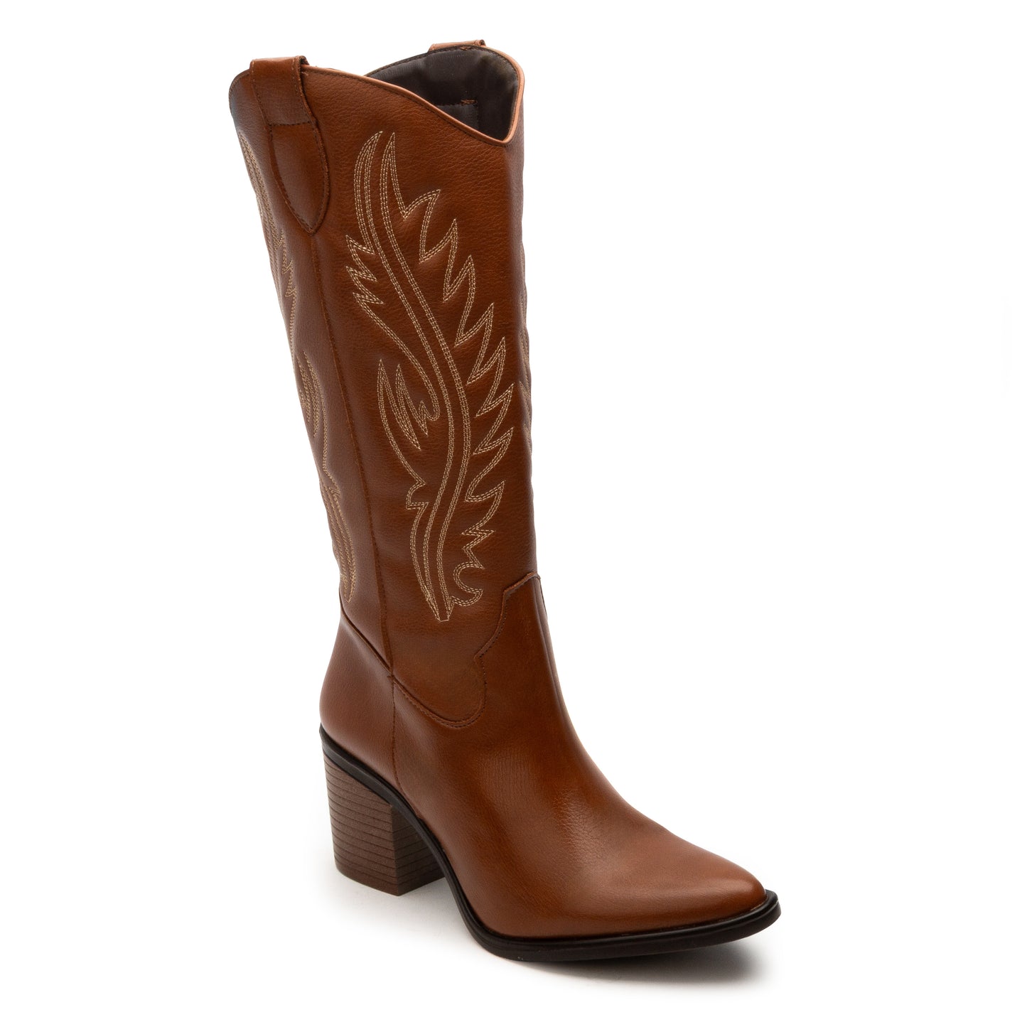 Bota Vaquera Cowboy en color negro y coñac para dama Suzy Love 6010