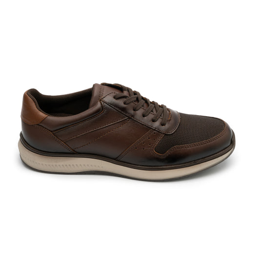 Zapato para caballero tipo choclo color shedron Verde Tabaco 1662