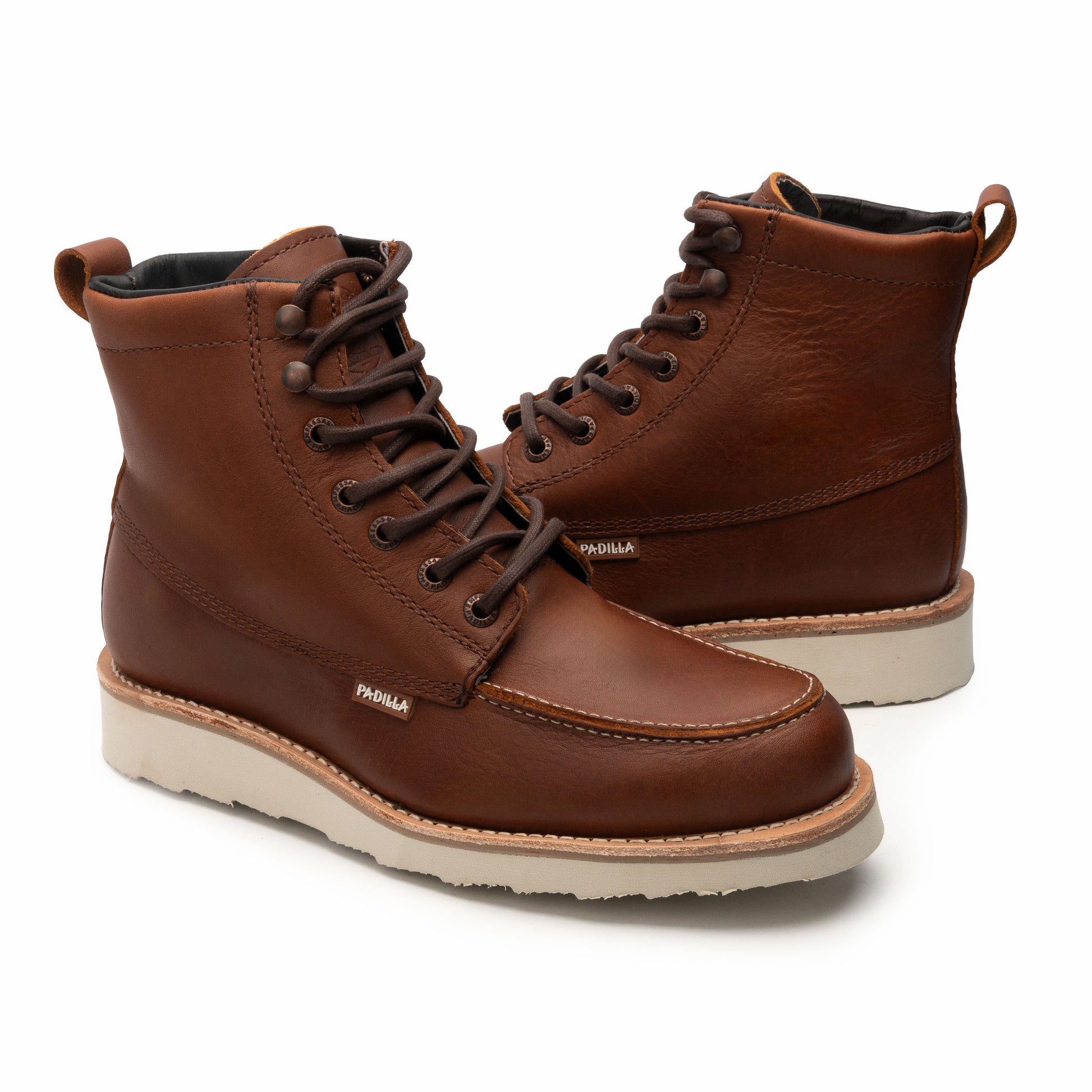 Bota tipo Vintage color tan para caballero Botas Padilla C243