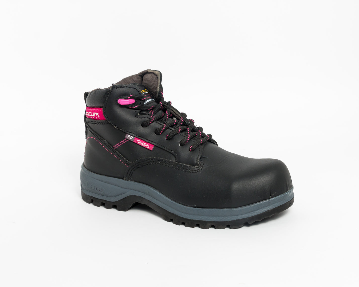 Bota de Seguridad Color Negro con Casco Poliamida para Mujer Cliff 403