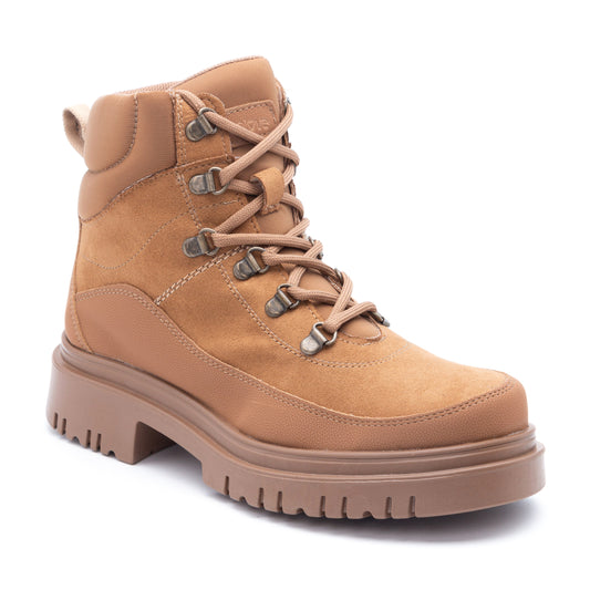 Bota tipo Outdoor para Dama en color Camel Greenlove 92153