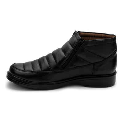 Zapato tipo bota de piel para caballero marca HUELLA 1400