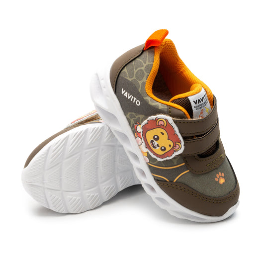 Tenis infantil con figura de León para Niño Vavito 950575st