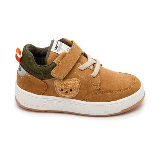 Tenis casual color camel para niño marca Vavito VA 333589 ST