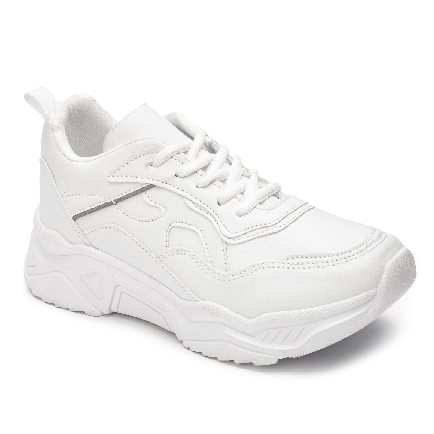 Tenis color Blanco con Plataforma para Dama 901