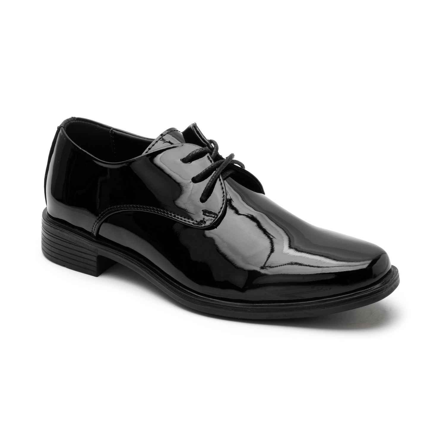 Mocasin Charol Negro para Niño/Joven King Walker 8019