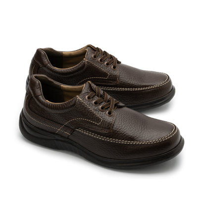 Zapato Casual para Caballero color Negro y café La Pag 5005