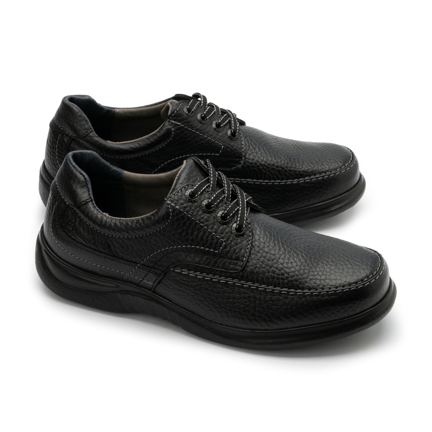 Zapato Casual para Caballero color Negro y café La Pag 5005