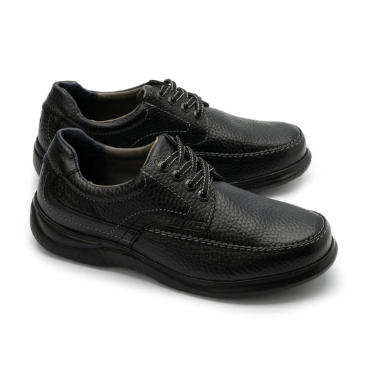 Zapato Casual para Caballero color Negro y café La Pag 5005