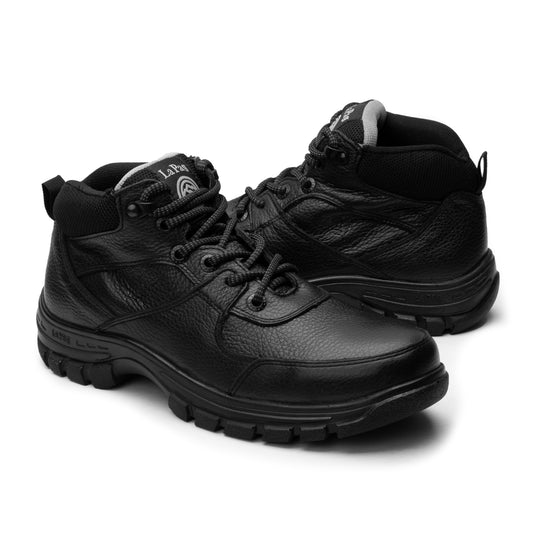 Bota tipo Confort de piel en Color Café para Hombre La Pag 030