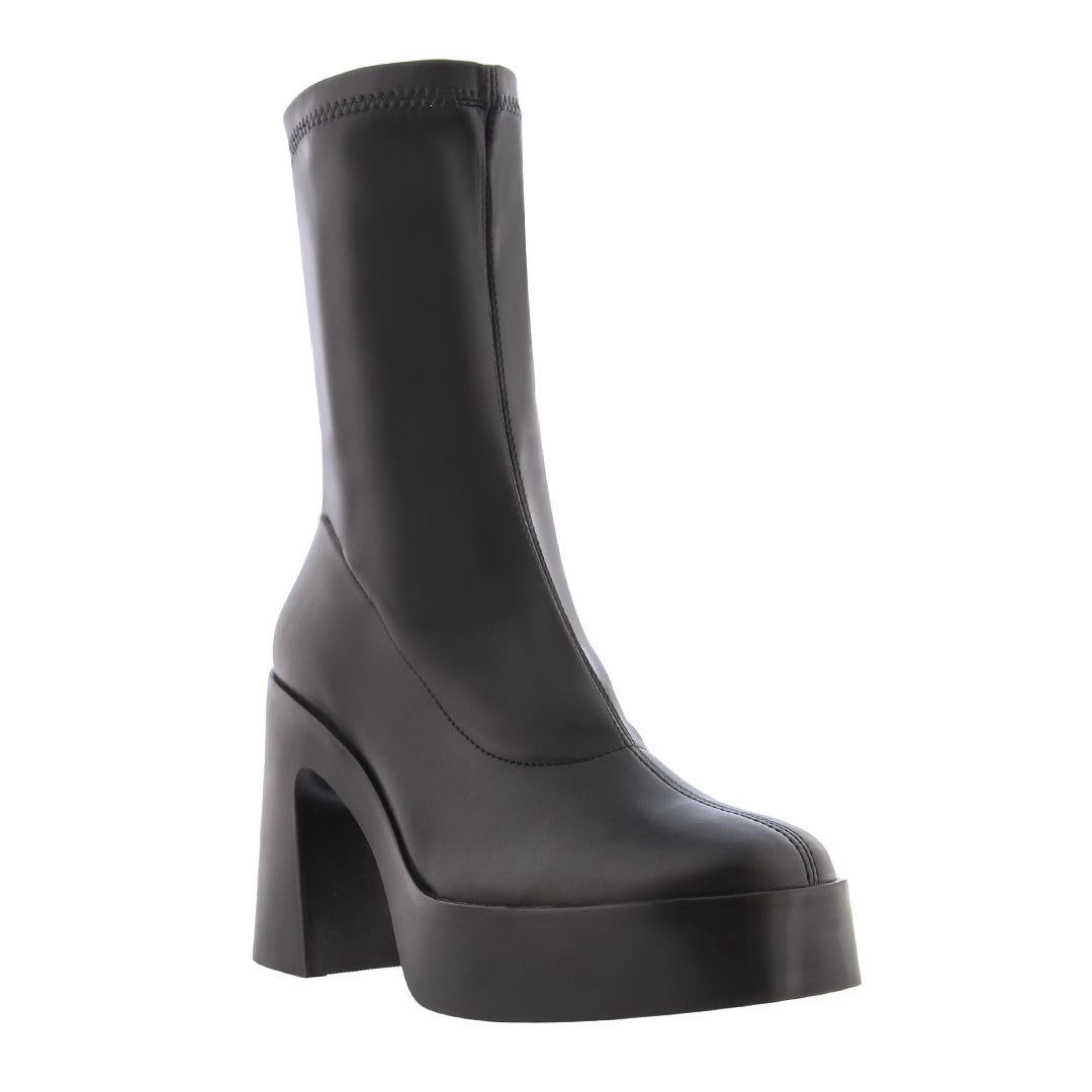 Bota de Dama Tipo Piel Elastica Lady Paulina 31001