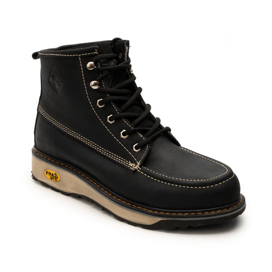Bota tipo Vintage para caballero en color negro PMA 2334WAVES