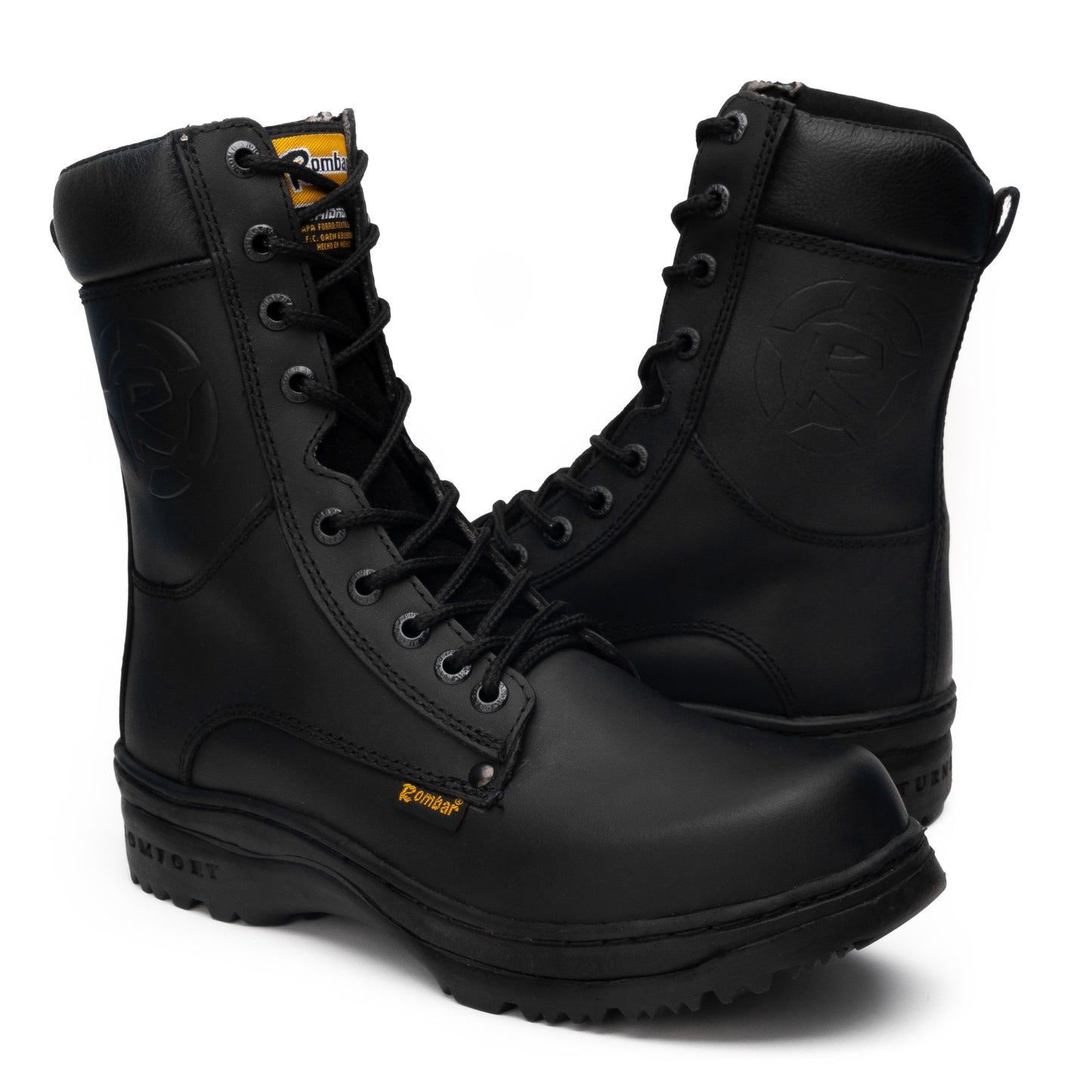 Bota Táctica Guardia de Seguridad Color Negro para Caballero Rombar 4059