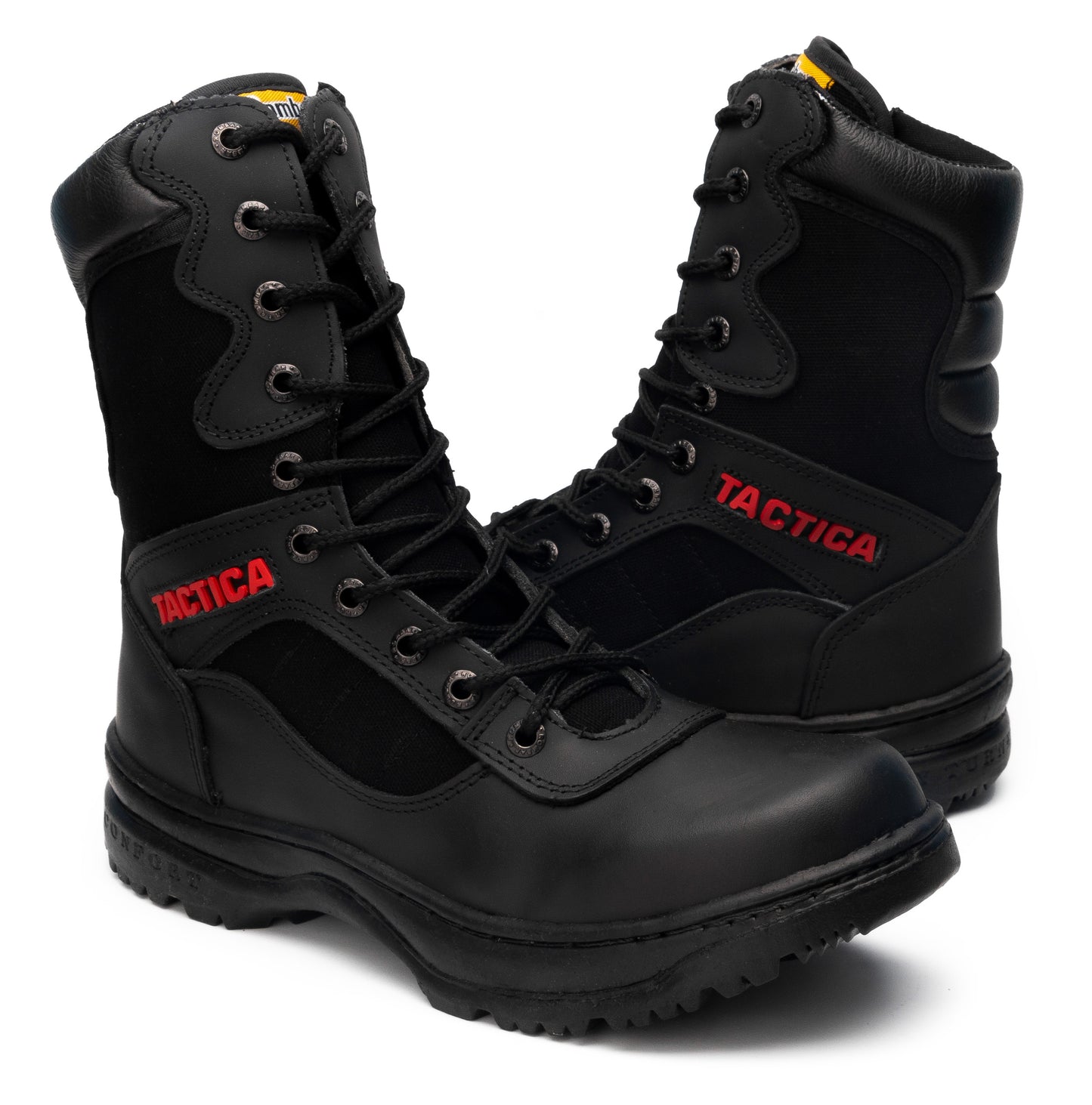 Bota Táctica tipo Militar en Color Negro para Hombre Marca Rombar 4301