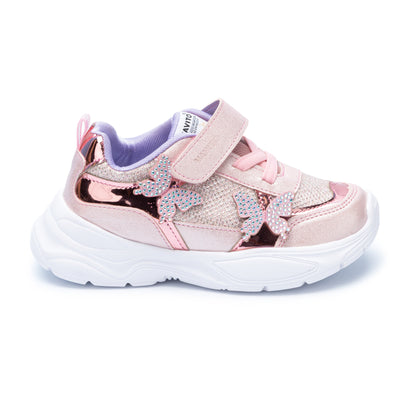 Tenis color Rosa con Mariposas para Niña Vavito VA830044ST