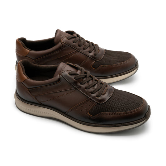 Zapato para caballero tipo choclo color shedron Verde Tabaco 1662