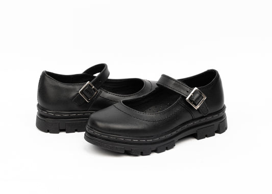 Zapato escolar color Negro para Niña Marca Yuyin 22160