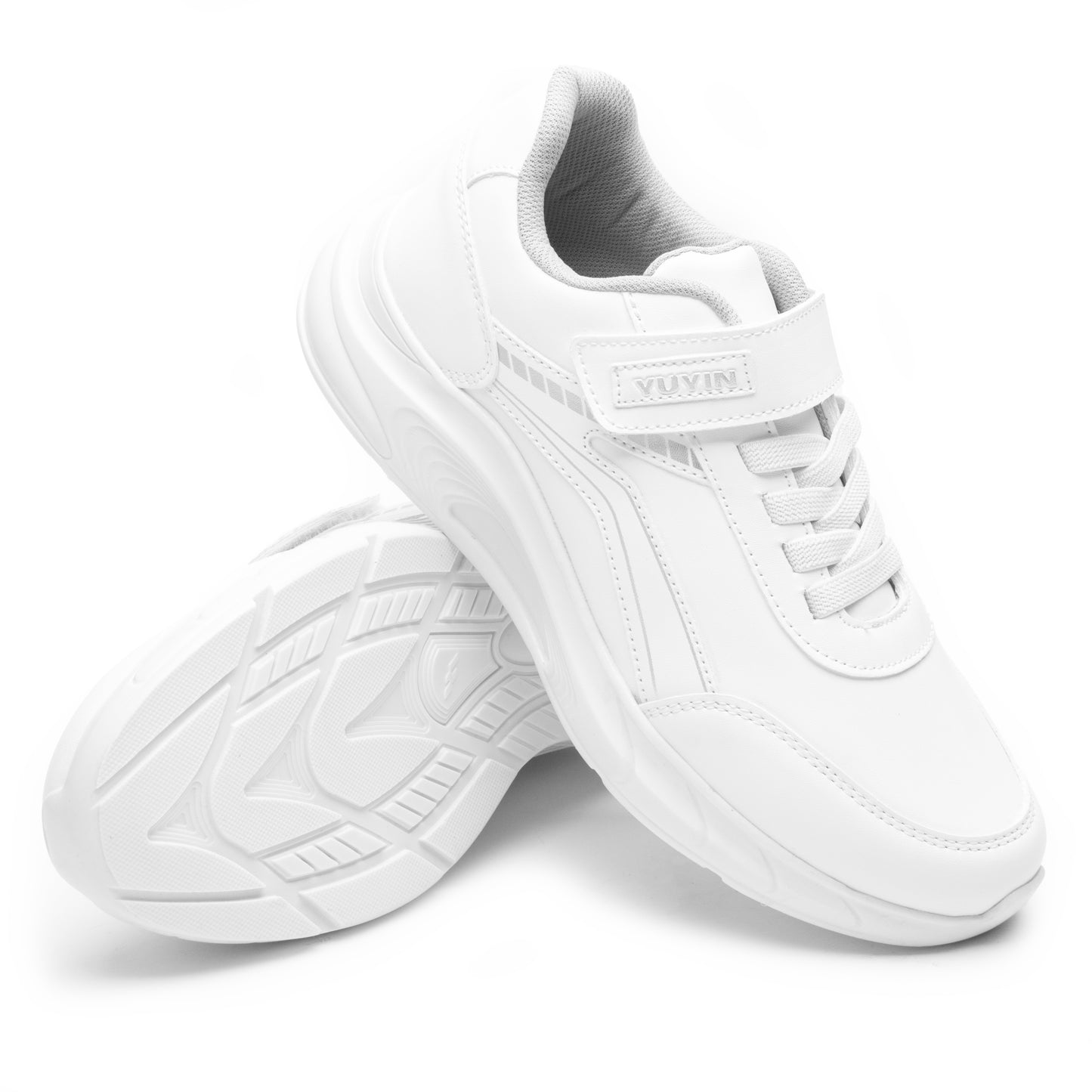 Tenis Blanco Escolar para Niño Marca Yuyin 23212