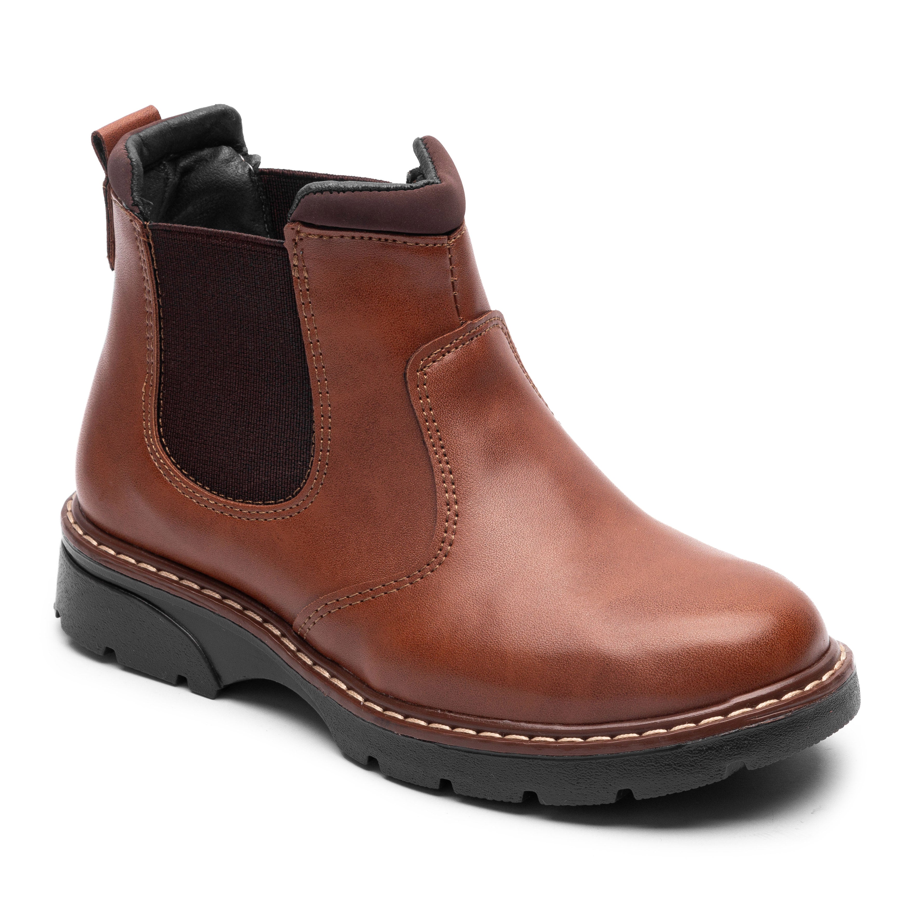 Bota Botin color Co ac de Vestir o Casual para ni o Yuyin 23371