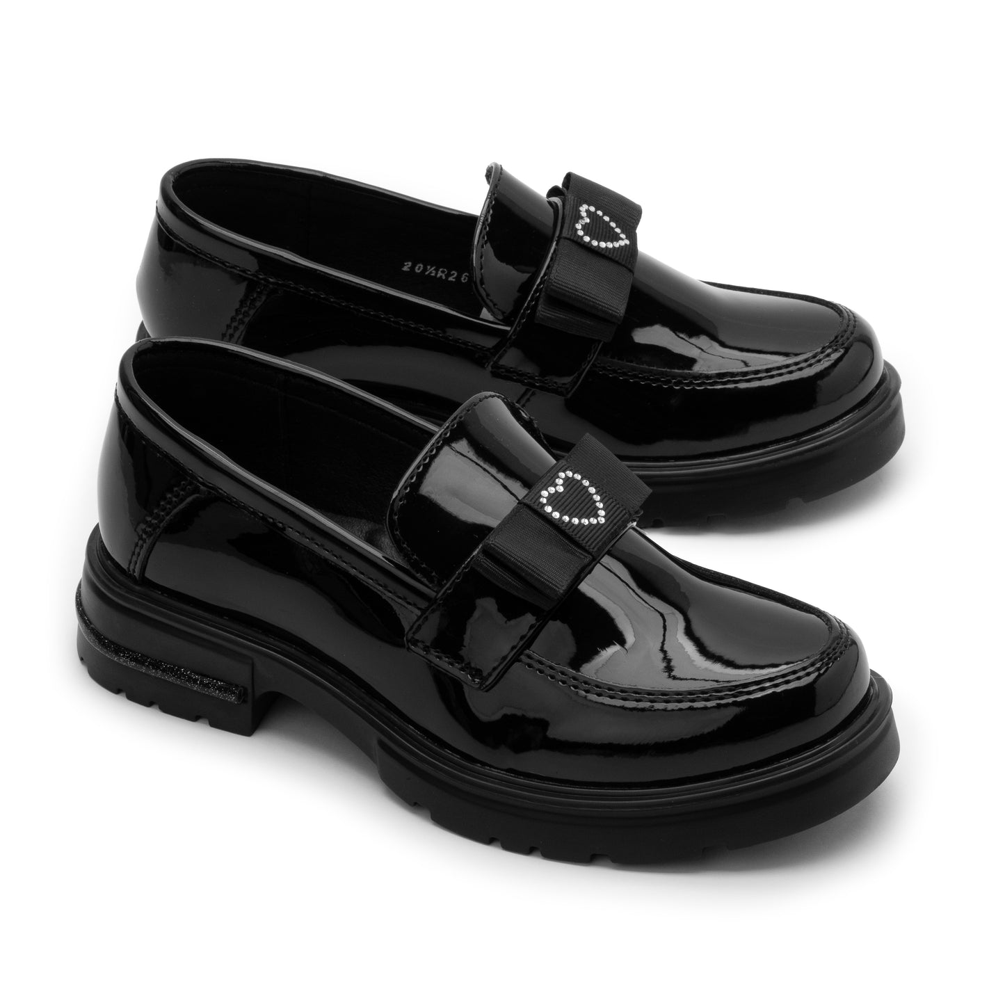 Zapato escolar charol negro para Niña Yuyin 26353