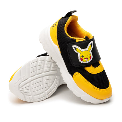 Tenis para niño Pokemon color Negro Amarillo Yuyin PO4030