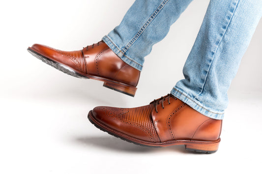 Zapato de Vestir en Color Miel para Hombre
